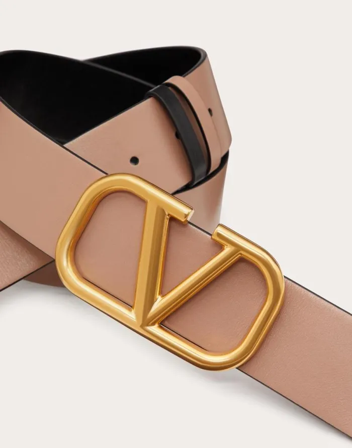 Valentino Belts Woman Reversible Vlogo Signature Belt In Glossy Calfskin 40 Mm For Woman In Saddle Brownblack Saddle Brownblack Valentino Belts Woman Reversible Vlogo Signature Belt In Glossy Calfskin 40 Mm For Woman In Saddle Brownblack Saddle Brownblack