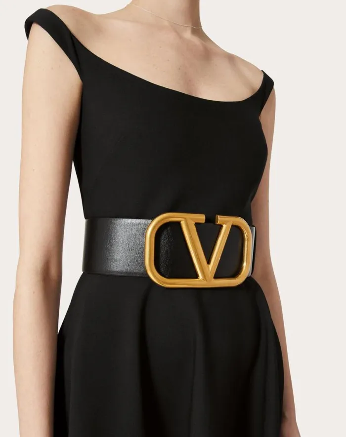 Valentino Belts Woman Reversible Vlogo Signature Belt In Glossy Calfskin 70 Mm For Woman In Saddle Brownblack Saddle Brownblack Valentino Belts Woman Reversible Vlogo Signature Belt In Glossy Calfskin 70 Mm For Woman In Saddle Brownblack Saddle Brownblack