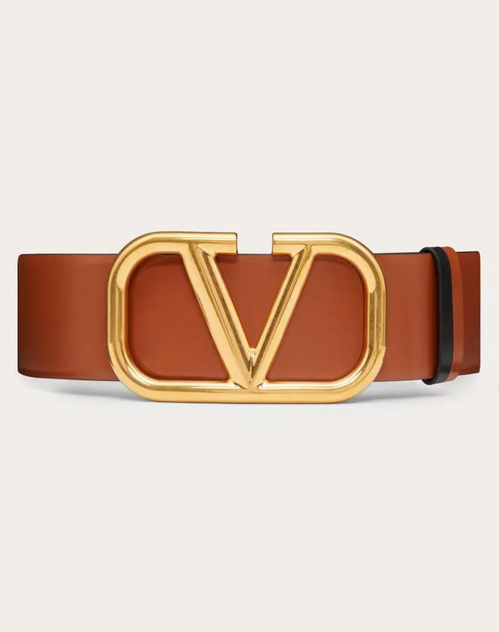 Valentino Belts Woman Reversible Vlogo Signature Belt In Glossy Calfskin 70 Mm For Woman In Saddle Brownblack Saddle Brownblack Valentino Belts Woman Reversible Vlogo Signature Belt In Glossy Calfskin 70 Mm For Woman In Saddle Brownblack Saddle Brownblack