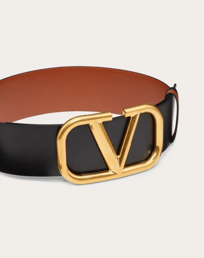Valentino Belts Woman Reversible Vlogo Signature Belt In Glossy Calfskin 70 Mm For Woman In Saddle Brownblack Saddle Brownblack Valentino Belts Woman Reversible Vlogo Signature Belt In Glossy Calfskin 70 Mm For Woman In Saddle Brownblack Saddle Brownblack