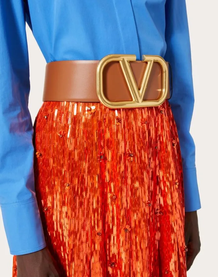 Valentino Belts Woman Reversible Vlogo Signature Belt In Glossy Calfskin 70 Mm For Woman In Saddle Brownblack Saddle Brownblack Valentino Belts Woman Reversible Vlogo Signature Belt In Glossy Calfskin 70 Mm For Woman In Saddle Brownblack Saddle Brownblack