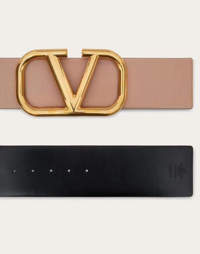 Valentino Belts Woman Reversible Vlogo Signature Belt In Glossy Calfskin 70 Mm For Woman In Saddle Brownblack Saddle Brownblack Valentino Belts Woman Reversible Vlogo Signature Belt In Glossy Calfskin 70 Mm For Woman In Saddle Brownblack Saddle Brownblack