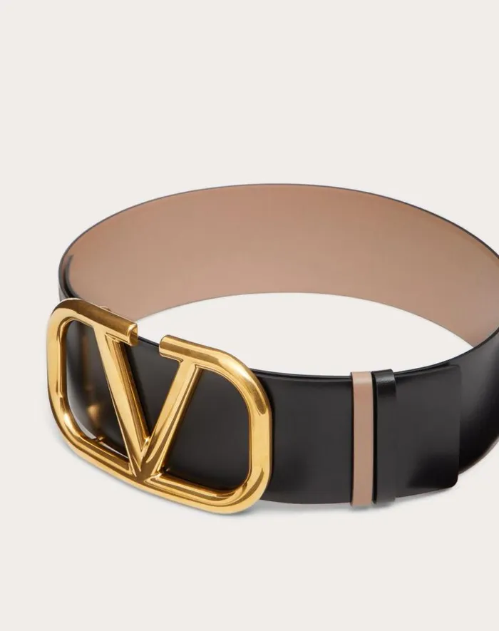 Valentino Belts Woman Reversible Vlogo Signature Belt In Glossy Calfskin 70 Mm For Woman In Saddle Brownblack Saddle Brownblack Valentino Belts Woman Reversible Vlogo Signature Belt In Glossy Calfskin 70 Mm For Woman In Saddle Brownblack Saddle Brownblack