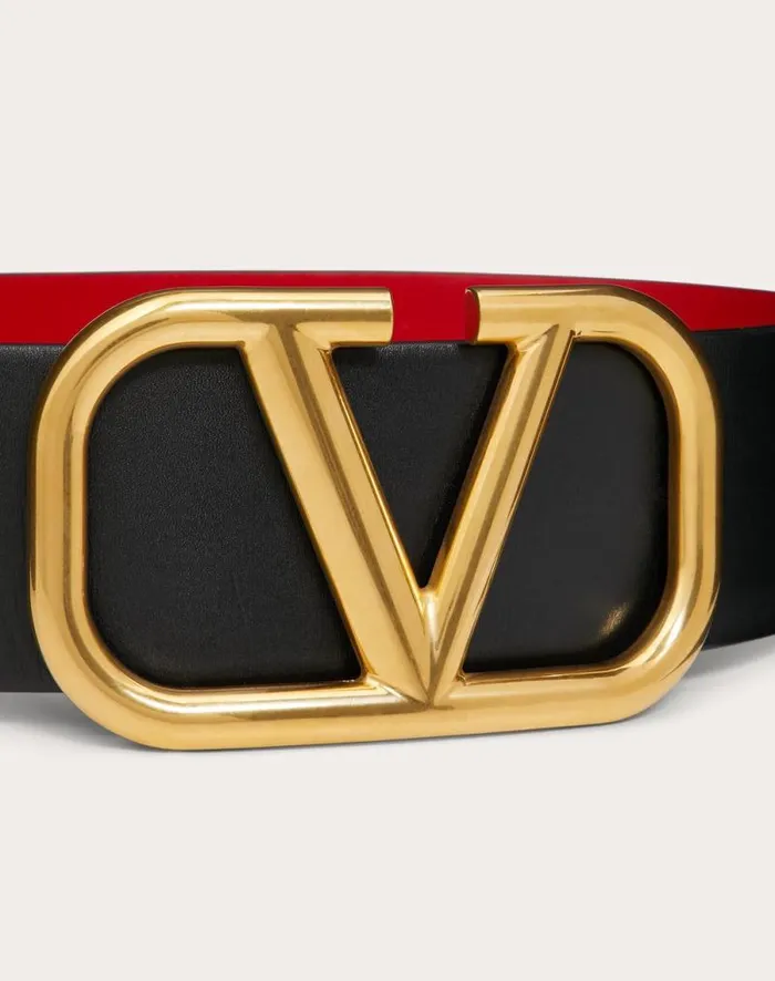 Valentino Belts Woman Reversible Vlogo Signature Belt In Glossy Calfskin 70 Mm For Woman In Saddle Brownblack Saddle Brownblack Valentino Belts Woman Reversible Vlogo Signature Belt In Glossy Calfskin 70 Mm For Woman In Saddle Brownblack Saddle Brownblack