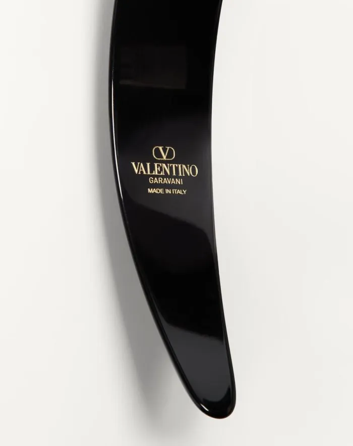 Valentino Hair Accessories Woman Vlogo Signature Headband In Resin Metal And Crystals For Woman In Multicolor Multicolor Valentino Hair Accessories Woman Vlogo Signature Headband In Resin Metal And Crystals For Woman In Multicolor Multicolor