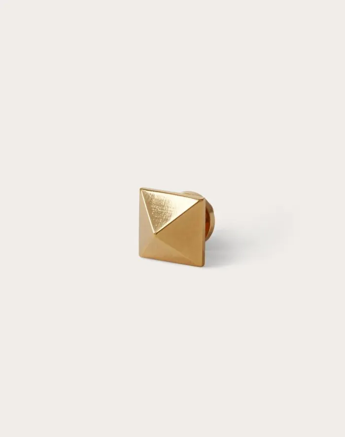 Valentino Jewelry Woman Rockstud Metal Earrings For Woman In Gold Gold Valentino Jewelry Woman Rockstud Metal Earrings For Woman In Gold Gold
