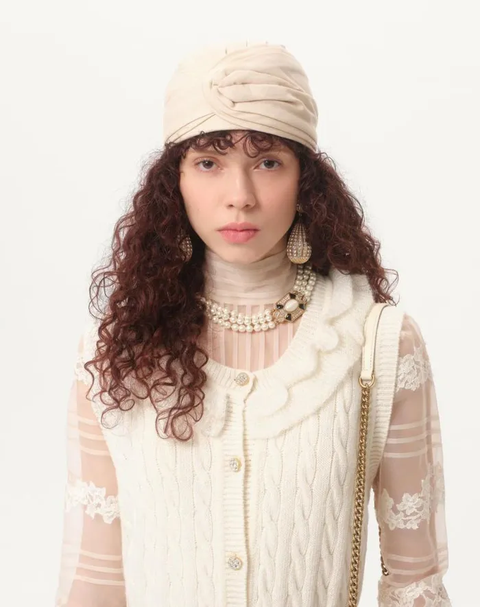 Valentino Knitwear Woman Wool Cardigan For Woman In Latte Latte