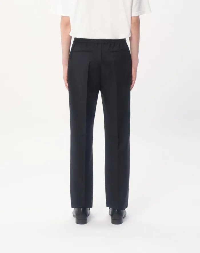 Valentino Pants And Shorts Man Wool Pants For Man In Dark Blue Dark Blue Valentino Pants And Shorts Man Wool Pants For Man In Dark Blue Dark Blue