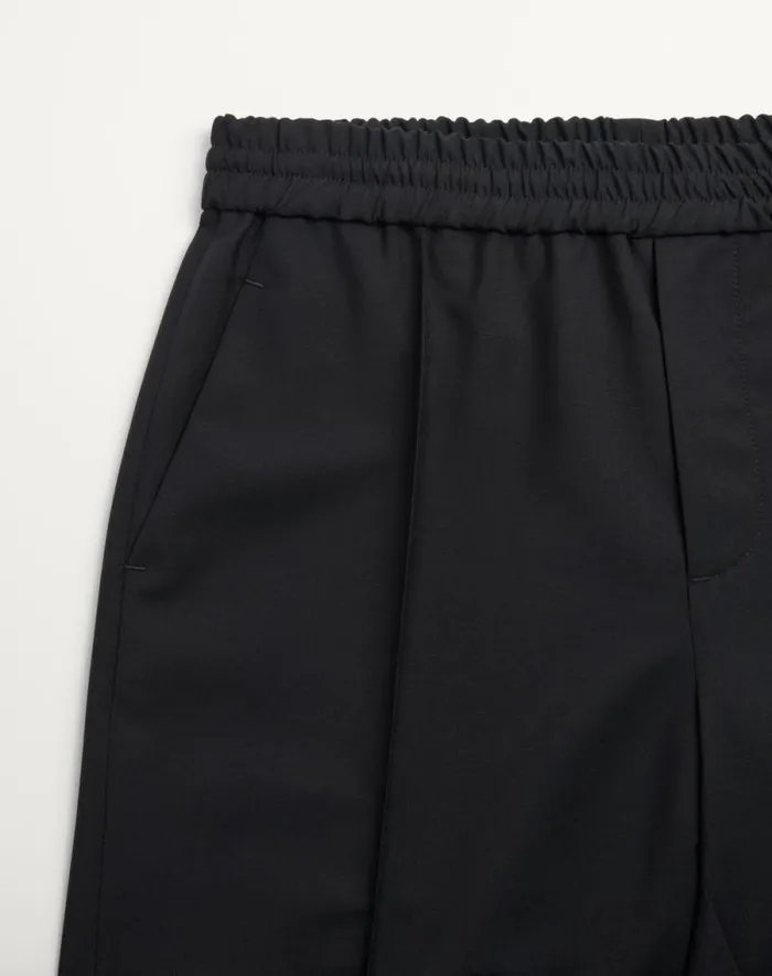 Valentino Pants And Shorts Man Wool Pants For Man In Dark Blue Dark Blue Valentino Pants And Shorts Man Wool Pants For Man In Dark Blue Dark Blue