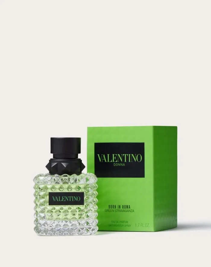 Valentino Perfumes For Her WomanMan Born In Roma Green Stravaganza Eau De Parfum 50ml In Transparent Transparent