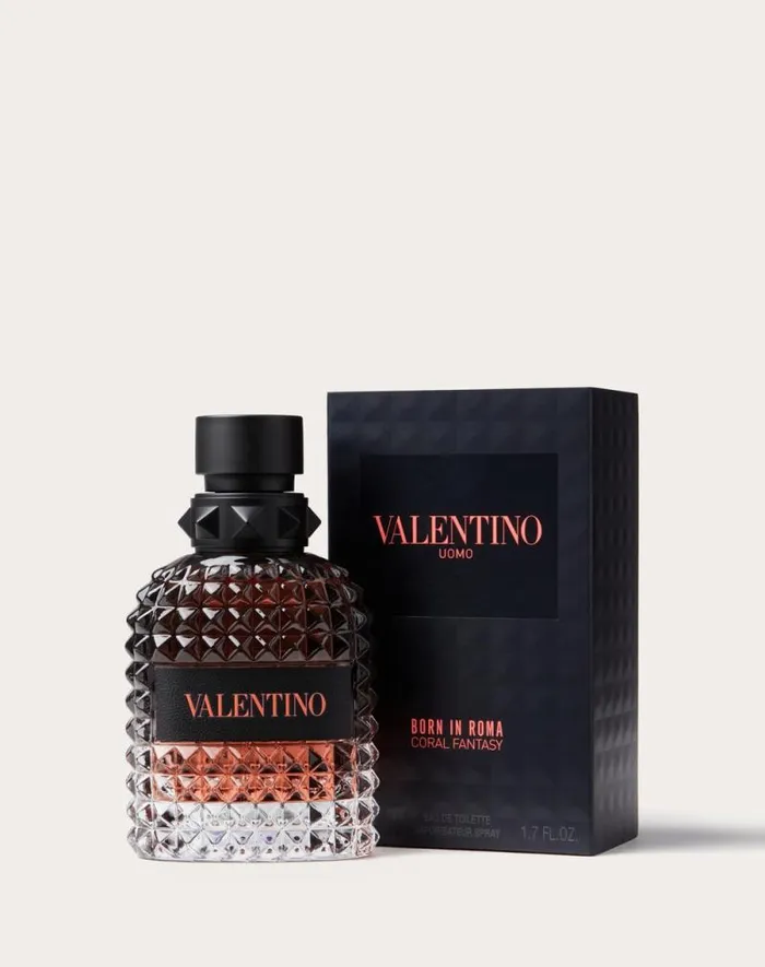 Valentino Perfumes For Him WomanMan Born In Roma Coral Fantasy Eau De Toilette Spray 50ml In Rubin Rubin