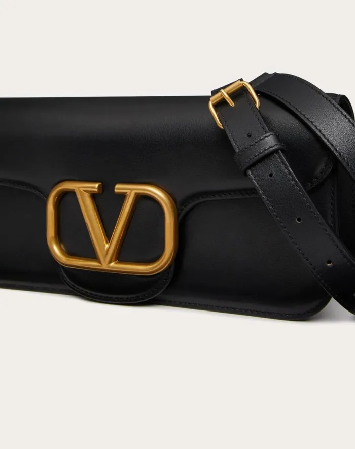 Valentino Shoulder Bags Man Loc Calfskin Crossbody Bag For Man In Black Black Valentino Shoulder Bags Man Loc Calfskin Crossbody Bag For Man In Black Black