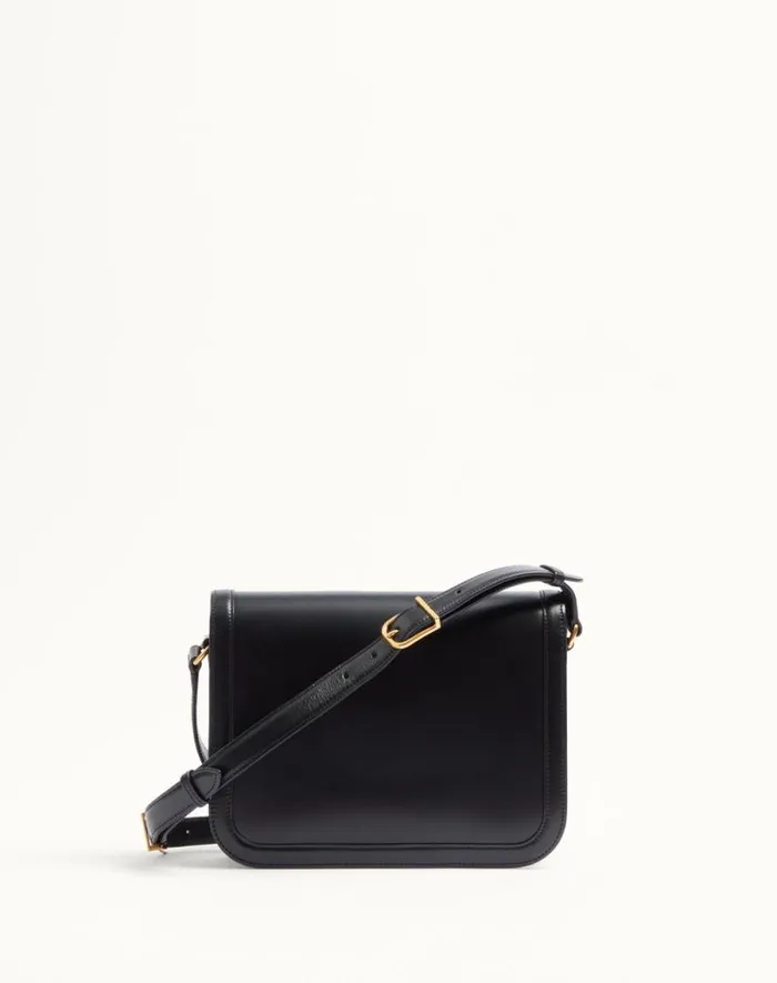 Valentino Shoulder Bags Man Valentino Garavani 9to5 Smooth Calfskin Shoulder Bag For Man In Black Black Valentino Shoulder Bags Man Valentino Garavani 9to5 Smooth Calfskin Shoulder Bag For Man In Black Black