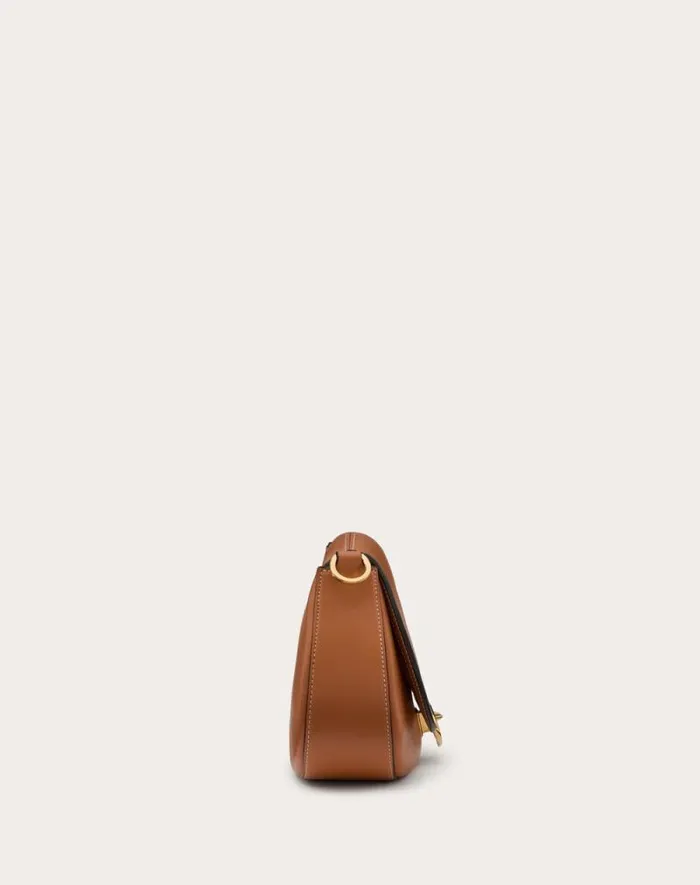 Valentino Shoulder Bags Woman Small Valentino Garavani Ohval Shoulder Bag In Nappa Calfskin For Woman In Ivory Ivory