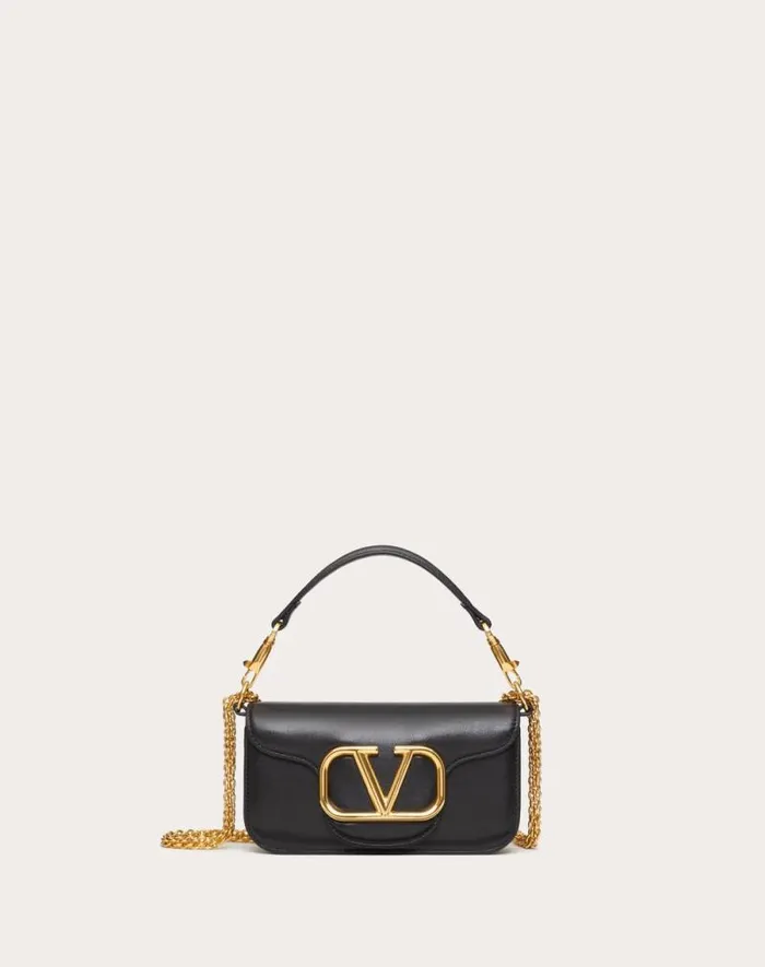 Valentino Shoulder Bags Woman Valentino Garavani Loc Small Shoulder Bag In Calfskin For Woman In Light Ivory Light Ivory Valentino Shoulder Bags Woman Valentino Garavani Loc Small Shoulder Bag In Calfskin For Woman In Light Ivory Light Ivory