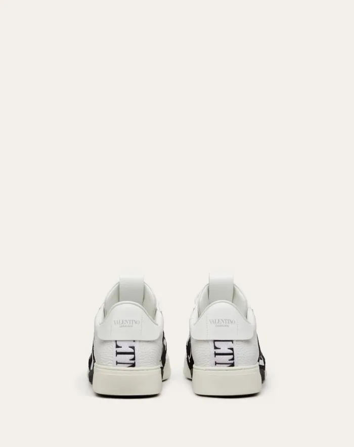 Valentino Sneakers Man Lowtop Calfskin Vl7n Sneaker With Bands For Man In Whiteicepastel Grey Whiteicepastel Grey Valentino Sneakers Man Lowtop Calfskin Vl7n Sneaker With Bands For Man In Whiteicepastel Grey Whiteicepastel Grey