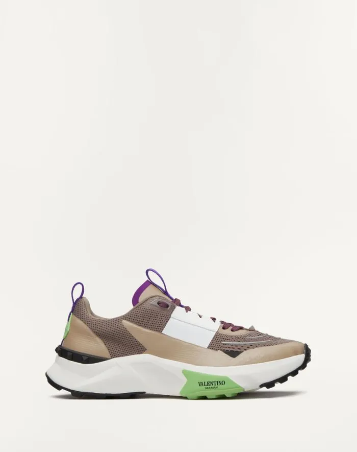 Valentino Sneakers Man True Act Low Top Sneaker In Mesh And Rubberized Fabric For Man In Claybeigewhitemintblack Claybeigewhitemintblack Valentino Sneakers Man True Act Low Top Sneaker In Mesh And Rubberized Fabric For Man In Claybeigewhitemintblack Claybeigewhitemintblack