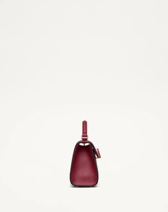 Valentino Top Handle Bags Woman Valentino Garavani Vsling Mini Handbag With Jewel Logo For Woman In Dark Red Dark Red Valentino Top Handle Bags Woman Valentino Garavani Vsling Mini Handbag With Jewel Logo For Woman In Dark Red Dark Red
