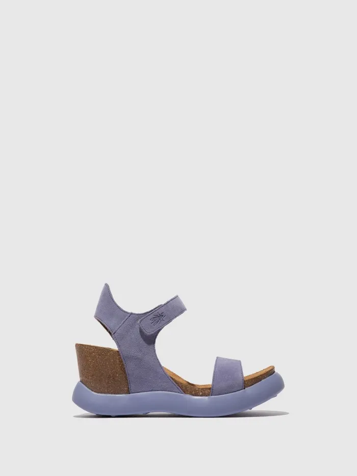 Velcro Sandals GOGO967FLY SUEDE VIOLET Women Fly London Sandals