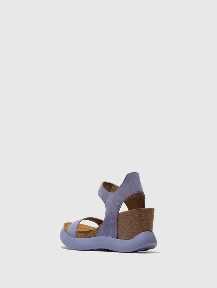 Velcro Sandals GOGO967FLY SUEDE VIOLET Women Fly London Sandals