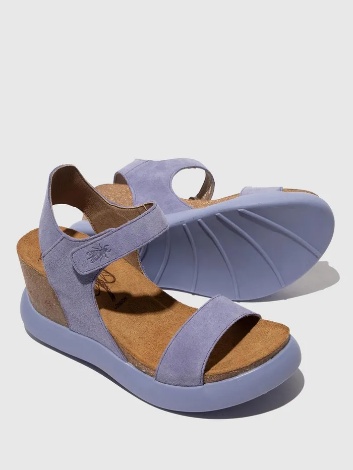 Velcro Sandals GOGO967FLY SUEDE VIOLET Women Fly London Sandals