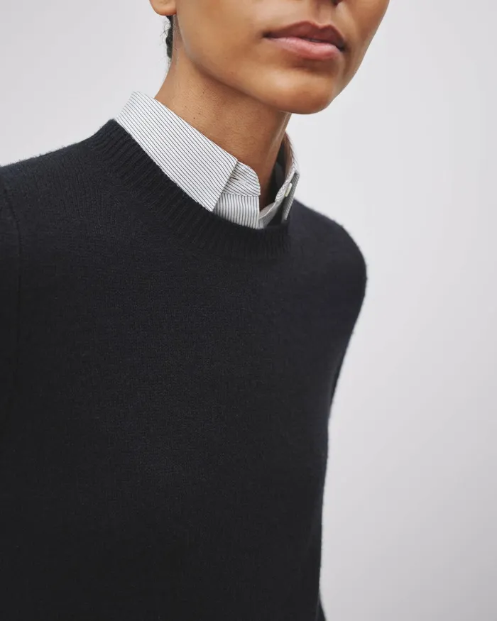 VENUS SWEATER Dark Navy Women Nili Lotan Knits and Sweaters