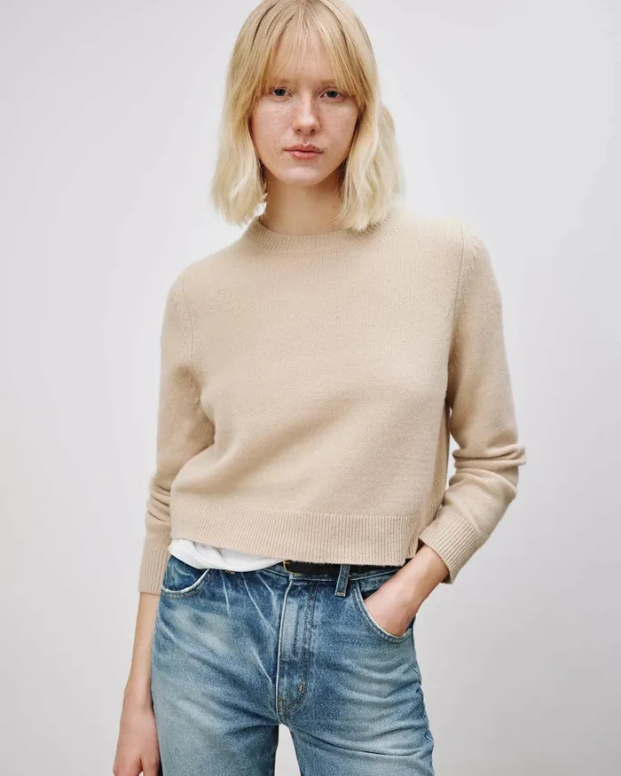 VENUS SWEATER Dark Navy Women Nili Lotan Knits and Sweaters