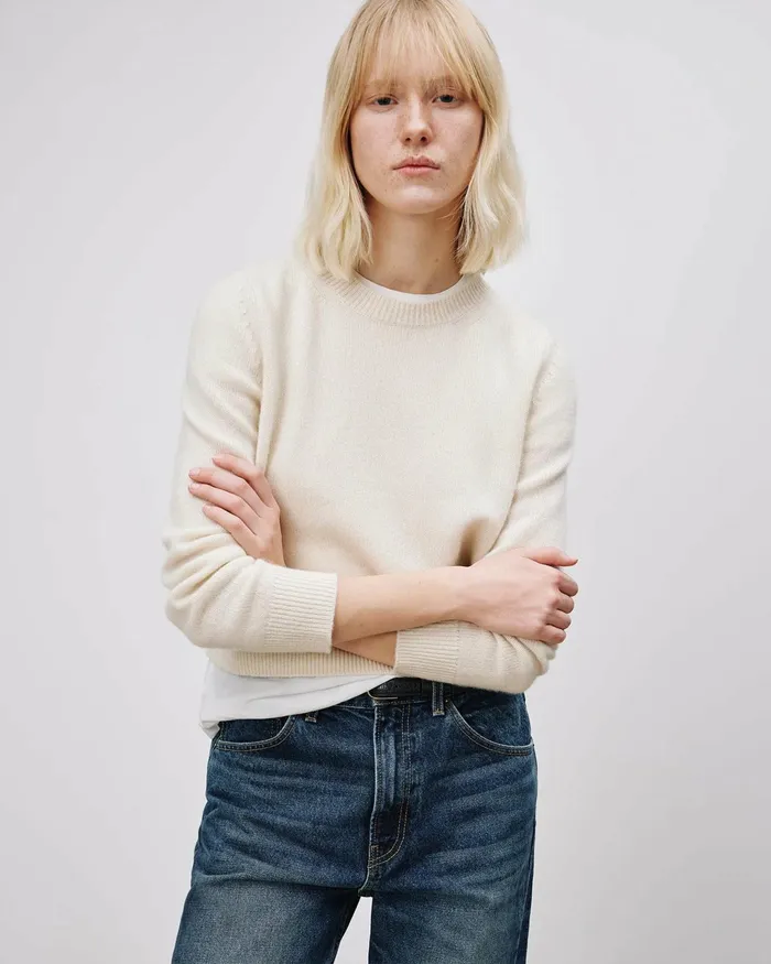VENUS SWEATER Dark Navy Women Nili Lotan Knits and Sweaters