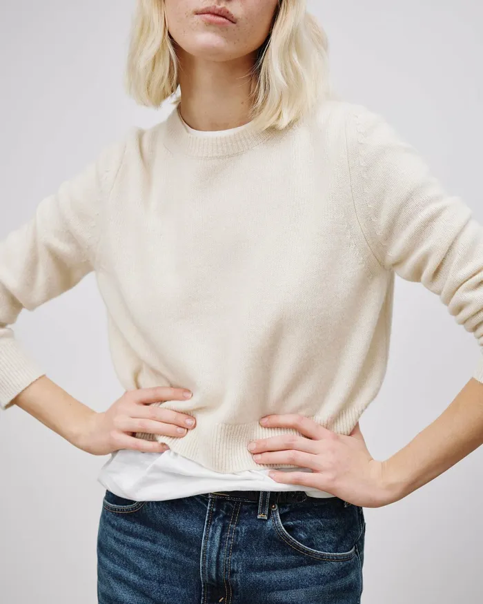 VENUS SWEATER Dark Navy Women Nili Lotan Knits and Sweaters