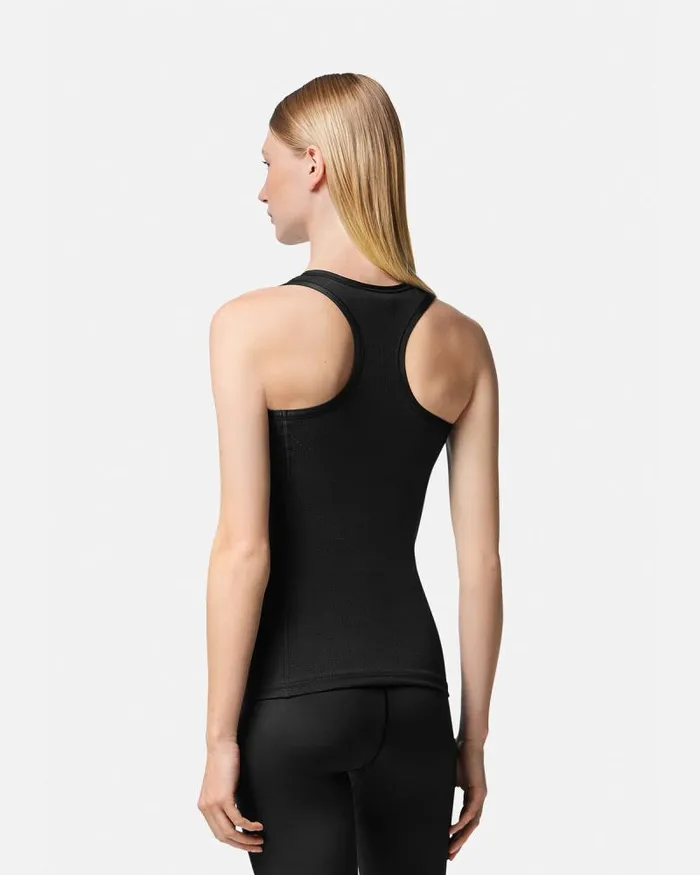 Versace Gym Tank Top Black Women Versace Activewear