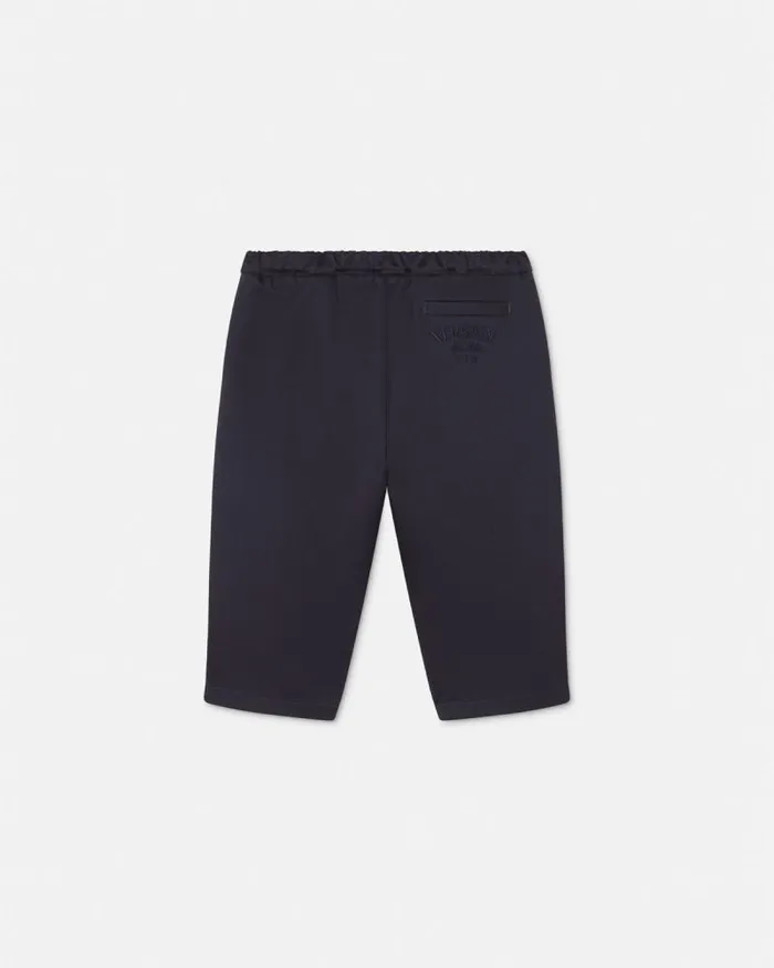 Versace Milano Stamp Baby Pants Blue Children Versace Clothing