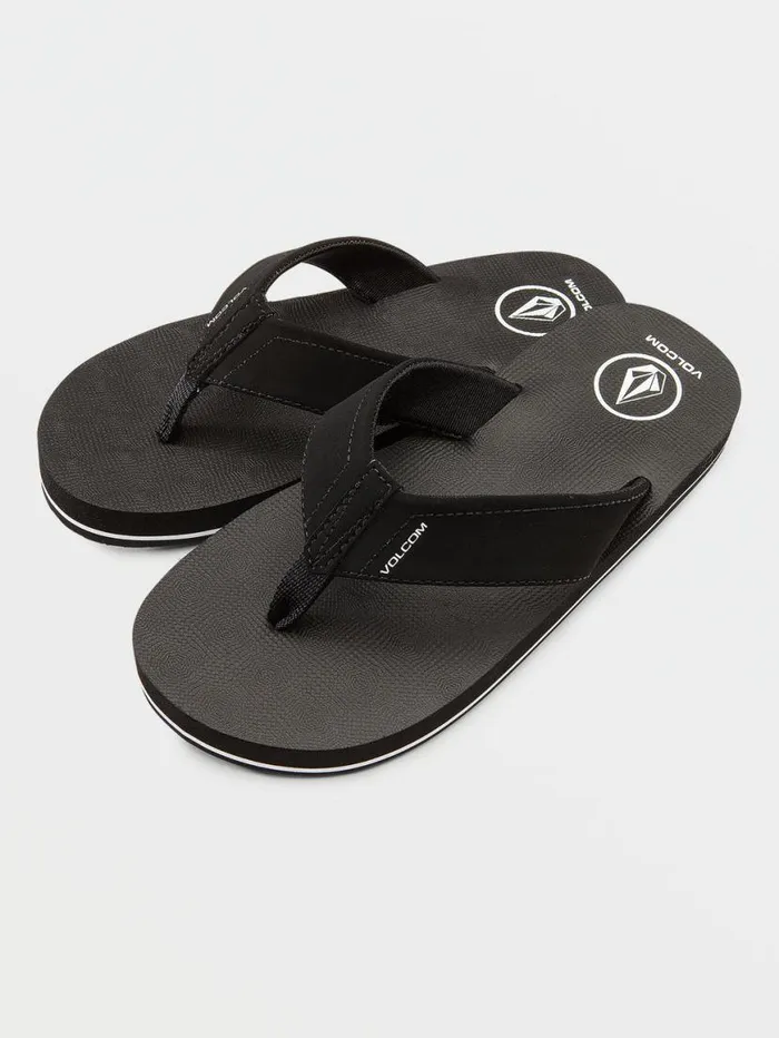 Victor Big Youth Sandals 8211 Black Kids Volcom Sandals