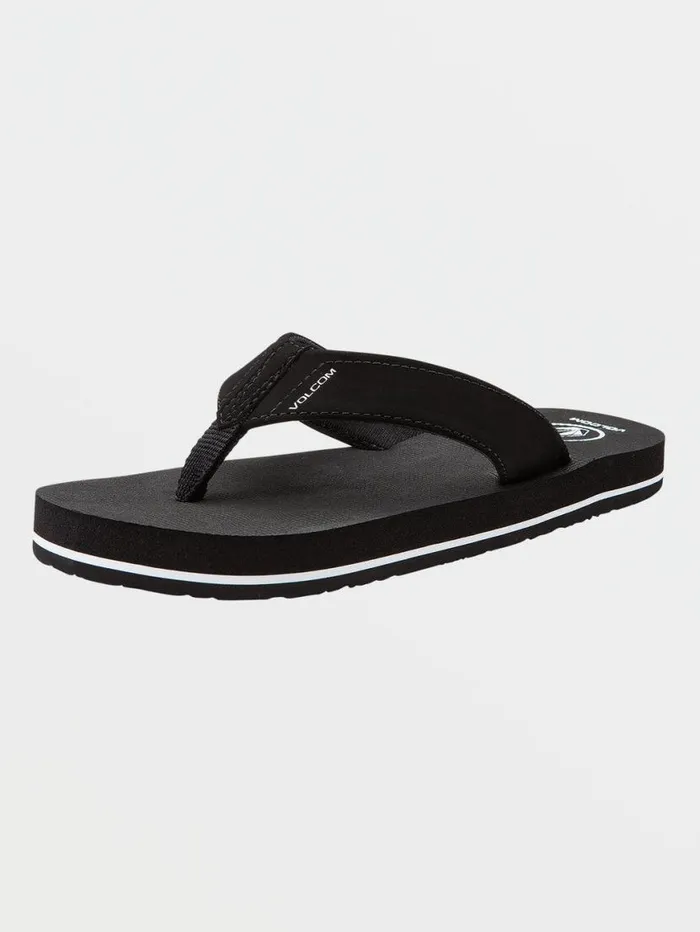 Victor Big Youth Sandals 8211 Black Kids Volcom Sandals