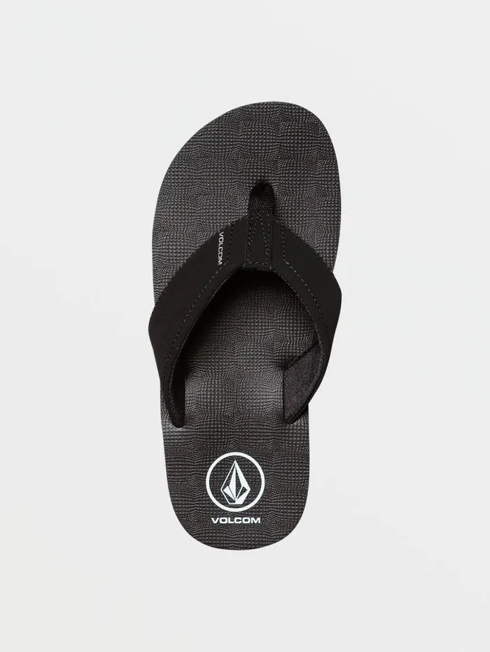 Victor Big Youth Sandals 8211 Black Kids Volcom Sandals