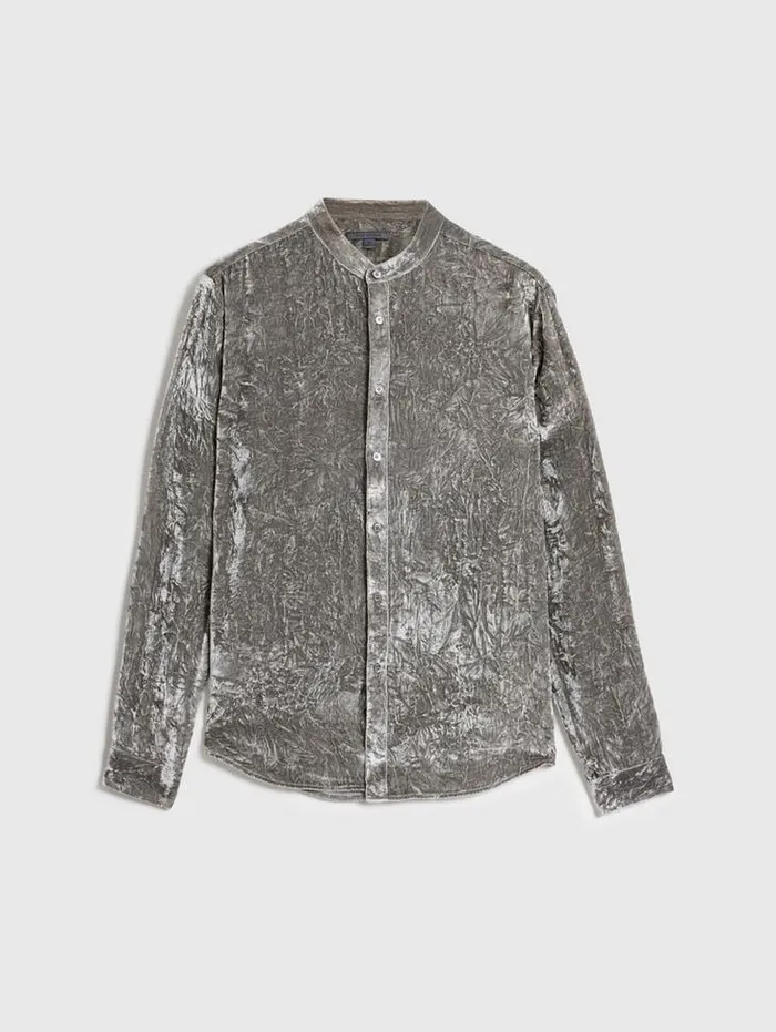 VIGO SHIRT Smoked Pearl Grey Men John Varvatos Shirts