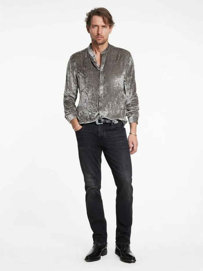VIGO SHIRT Smoked Pearl Grey Men John Varvatos Shirts
