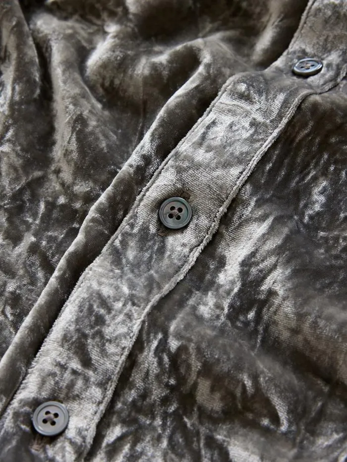 VIGO SHIRT Smoked Pearl Grey Men John Varvatos Shirts