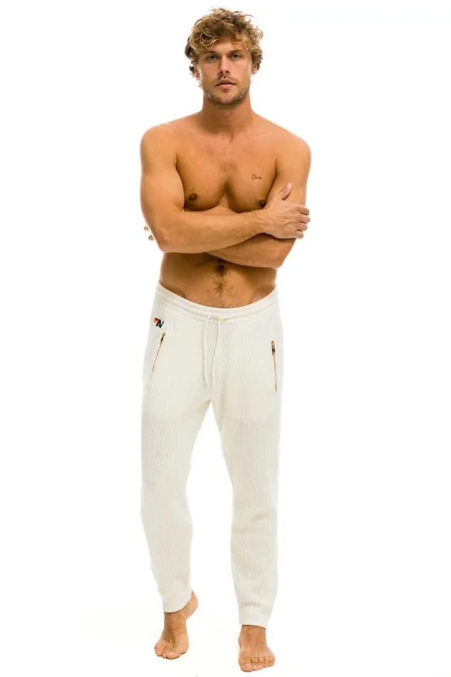 Vintage Cabin Cashmere Sweater Pant Vintage White Men Aviator Nation Sweatpants