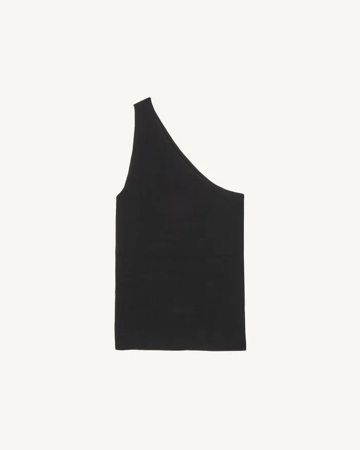 VIVIANNE KNIT TOP Black Women Nili Lotan Tops