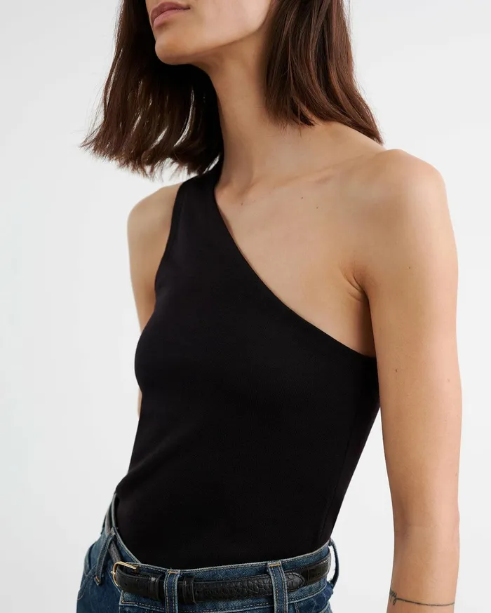 VIVIANNE KNIT TOP Black Women Nili Lotan Tops