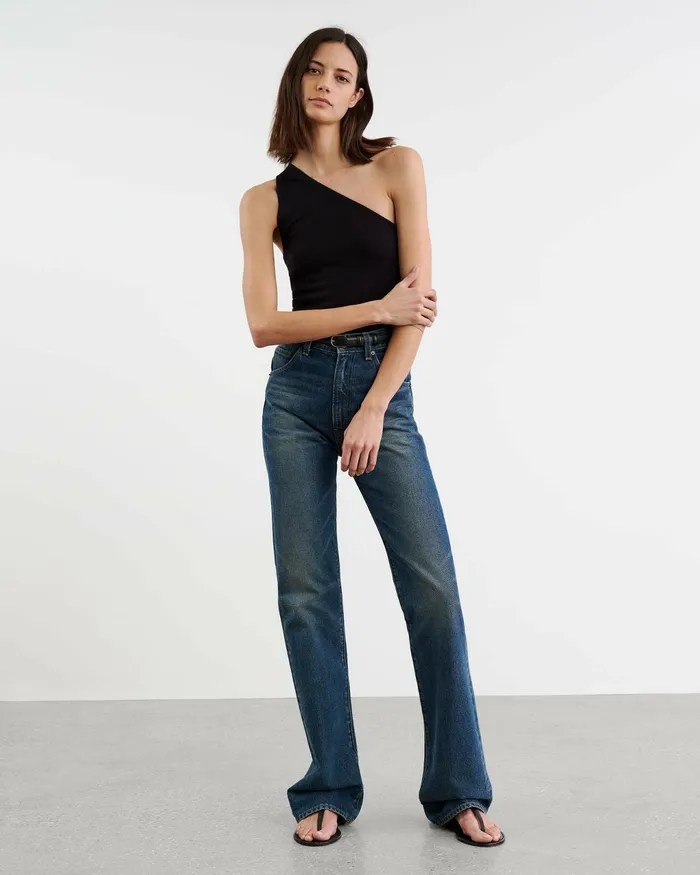 VIVIANNE KNIT TOP Black Women Nili Lotan Tops
