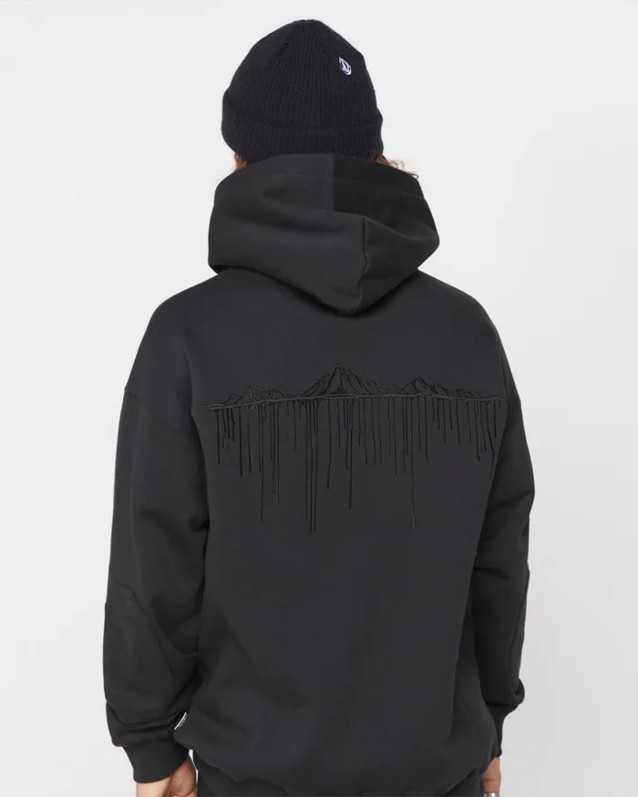 Volcom Japan By Bryan Iguchi Pullover Hoodie 8211 Black Mens Volcom Hoodies and Sweatshirts