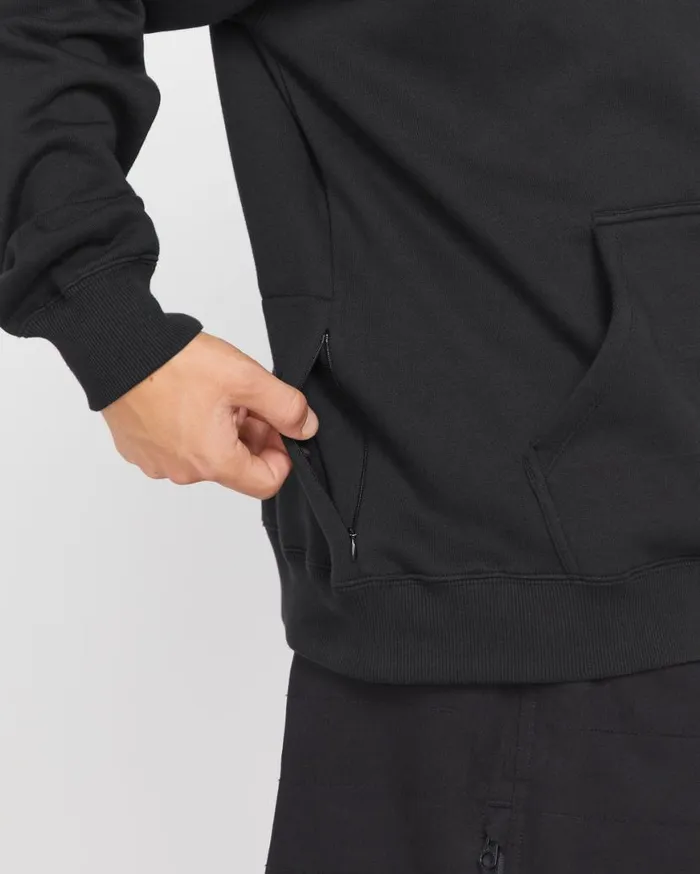 Volcom Japan By Bryan Iguchi Pullover Hoodie 8211 Black Mens Volcom Hoodies and Sweatshirts