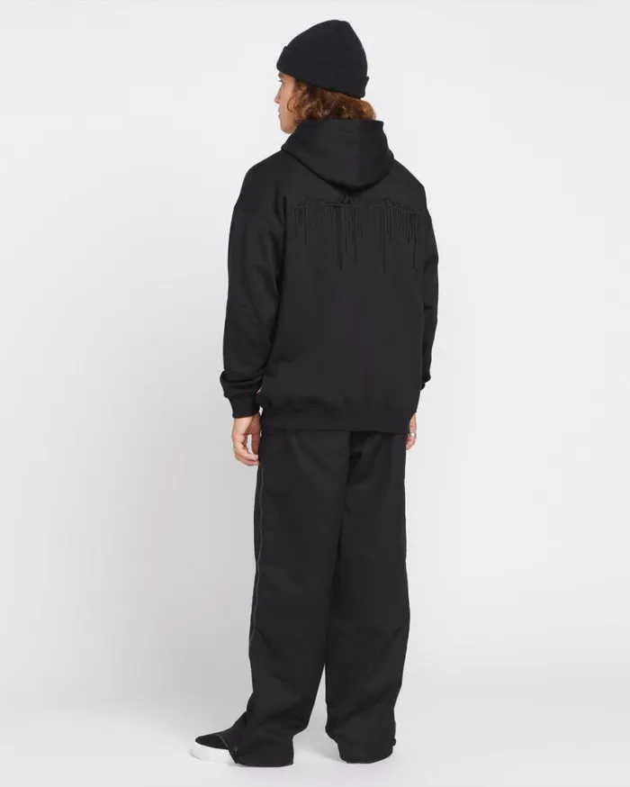 Volcom Japan By Bryan Iguchi Pullover Hoodie 8211 Black Mens Volcom Hoodies and Sweatshirts