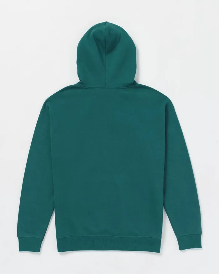 Volcom Stone Pullover Hoodie Fleece 8211 Evergreen Mens Volcom Hoodies and Sweatshirts