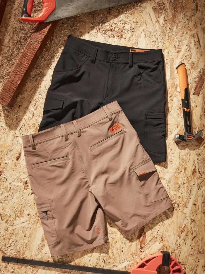 Volcom Workwear Slab Hybrid Shorts 8211 Black Mens Volcom Shorts