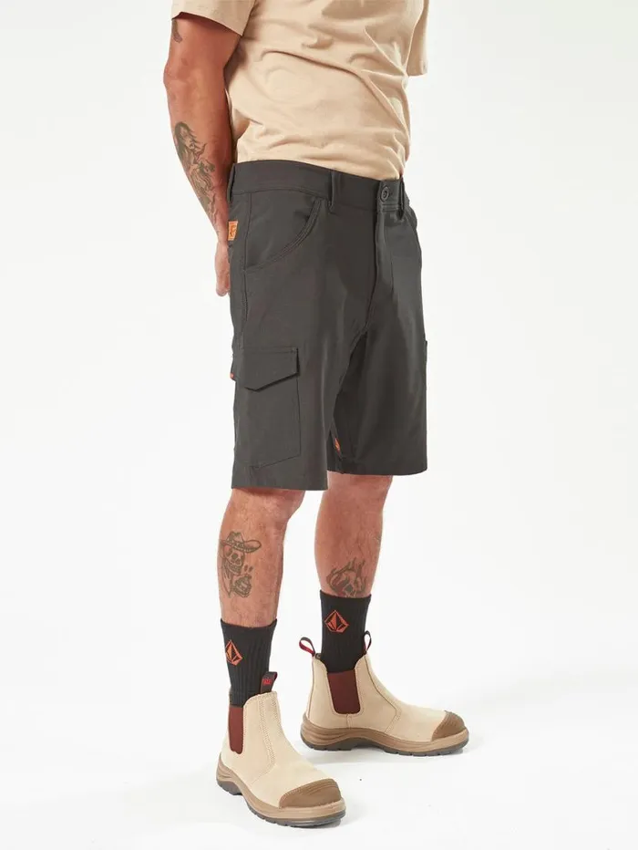 Volcom Workwear Slab Hybrid Shorts 8211 Black Mens Volcom Shorts