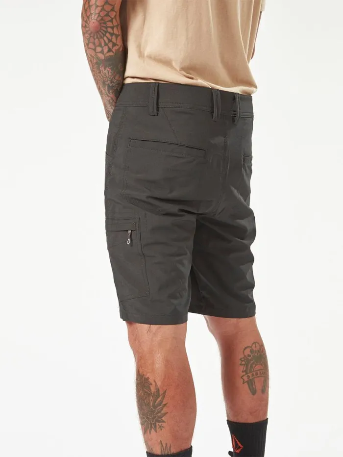 Volcom Workwear Slab Hybrid Shorts 8211 Black Mens Volcom Shorts