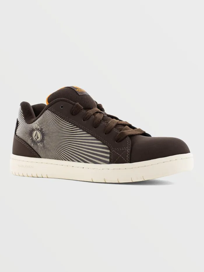 Volcom Workwear Stone Op Art Shoes 8211 Dark Brown Mens Volcom Workwear Shoes