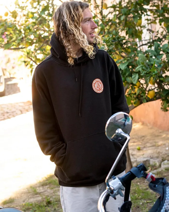 Volstoned Long Sleeve Pullover Hoodie 8211 Black Mens Volcom Hoodies and Sweatshirts Volstoned Long Sleeve Pullover Hoodie 8211 Black Mens Volcom Hoodies and Sweatshirts
